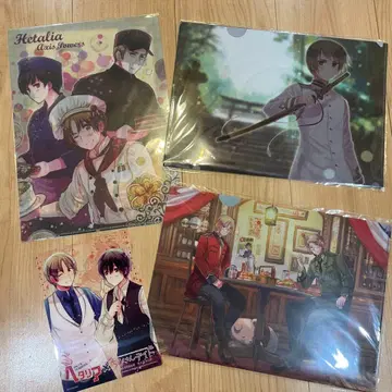 헤타리아 클리어 파일 묶음 판매 애니복권