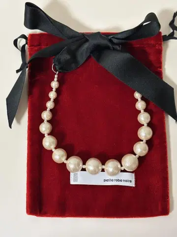 vermeerist beams 코튼 펄 초커