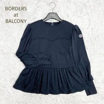 새상품급 BORDERS at BALCONY 위켄드 슬리브 탑 36