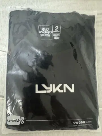 LYKN UNLEASHED WORLD TOUR 티셔츠