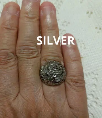 SILVER 시스루 반지
