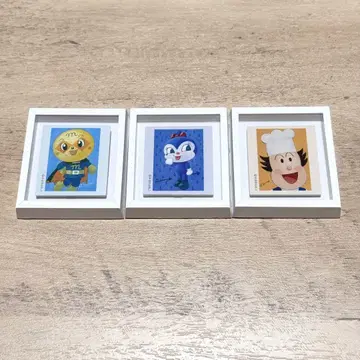 호빵맨 프레임 마그넷 코킨짱, 멜론빵나, 바타코상 3점