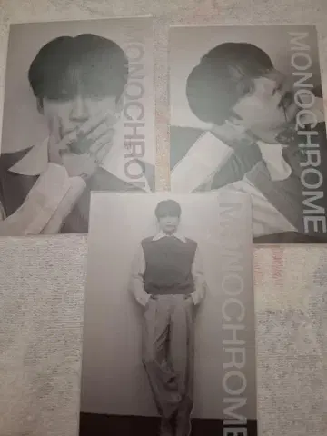 정국 Monochrome 프린티드 포토
