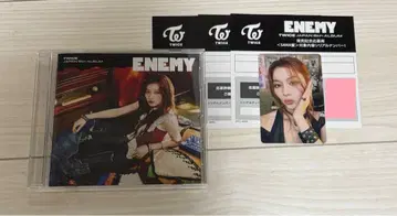 TWICE ENEMY 솔로반 사나 시리얼 CD 트레이딩 카드 개봉 완료