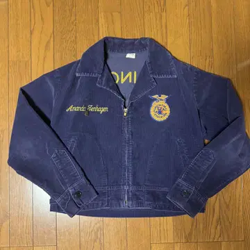 70s FFA 자켓 오니 페이드 코듀로이 자켓 배지 부착