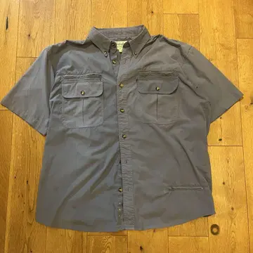 90s 00s Cabela's 반팔 셔츠 낚시 셔츠 나일론 레어