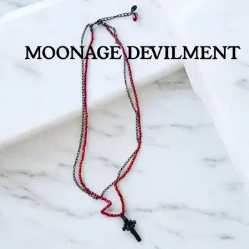 MaD 더블 체인 크로스 목걸이 Moonagedevilment 키요하루