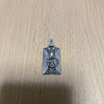 레어 K-SMITH 실버 조각 장식 목걸이 펜던트 탑