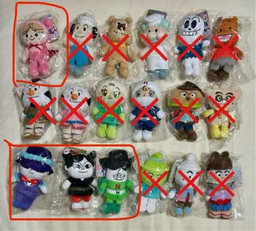 택 포함 새상품 호빵맨 쁘띠 빈즈 S plus 4체