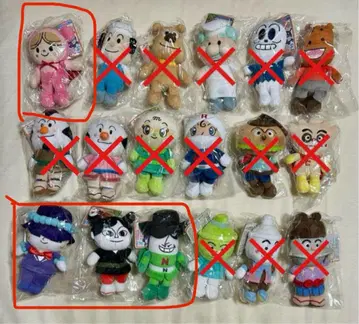 택 포함 새상품 호빵맨 쁘띠 빈즈 S plus 4체