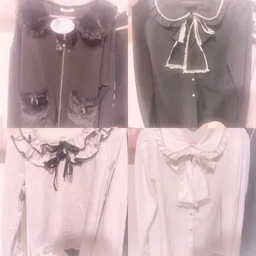 지뢰계 후드티 이모 콜라보