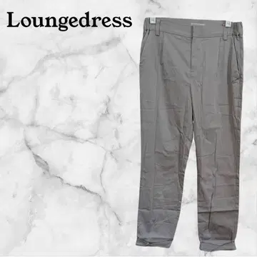 [ Loungedress ] 그레이 캐주얼 팬츠 큐프라 면 고급