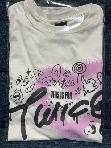 TWICE 라이브 T셔츠 (화이트) L사이즈