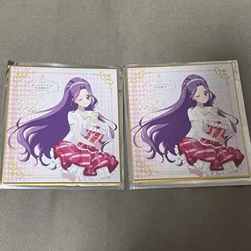 칸자키 미즈키 미니 색지 2점