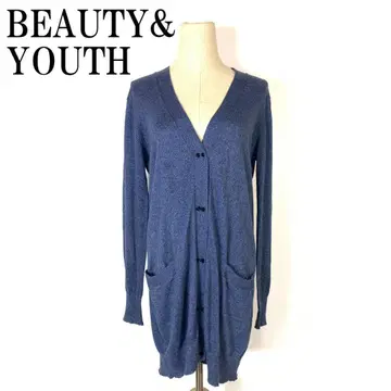 BEAUTY&YOUTH 니트 가디건 블루 B2730