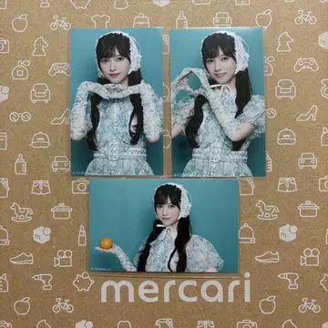 노기자카46 이케다 에레나 [ 네이블 오렌지 ] 미니 브로마이드 컴프