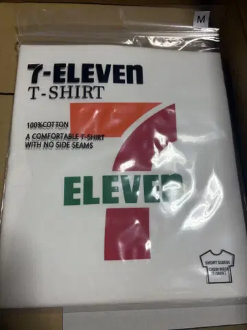세븐일레븐 T셔츠 M 사이즈