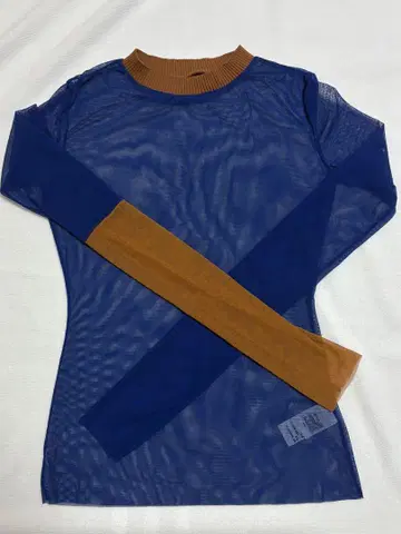 리리 엔폴드 메쉬 시어 탑