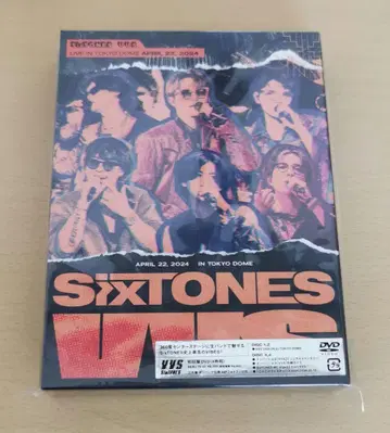 SixTONES VVS 초회반 DVD