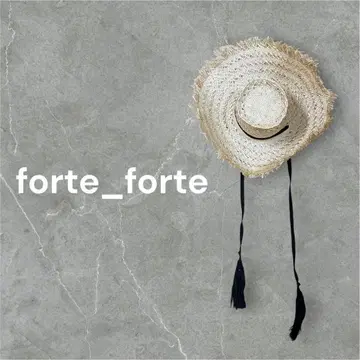 forte_forte  밀짚모자 스트로우 햇 이탈리아제
