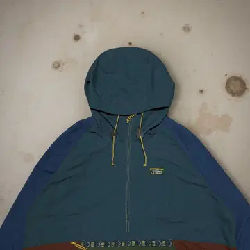 L.L.Bean 엘엘빈 멀티 컬러 아노락 후드티 가슴 로고 XL