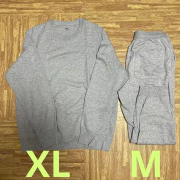 유니클로 UNIQLO 스웨트 셔츠 세트 상하의 XL&M