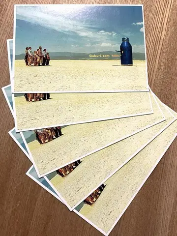 110 레트로 레어 헤이세이 산토리 Gokuri 고쿠리 엽서 5장