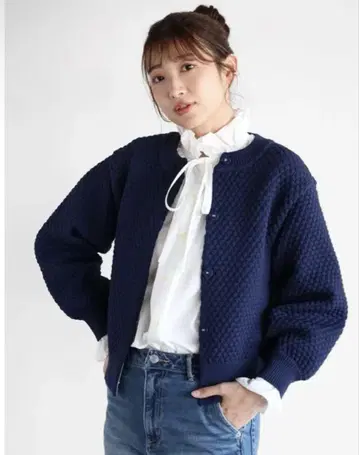 vin 소프트 니트 숏 가디건