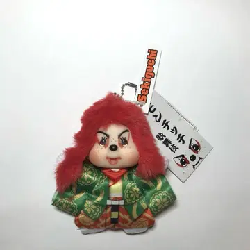 몽치치 x 가부키 SS 얼굴 데카 키체인 연사자 KABUKI 봉제 인형