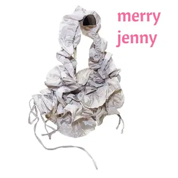 merry jenny 프릴 개더 숄더 백