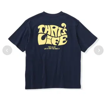 That's Life Surf logo back print T-shirt