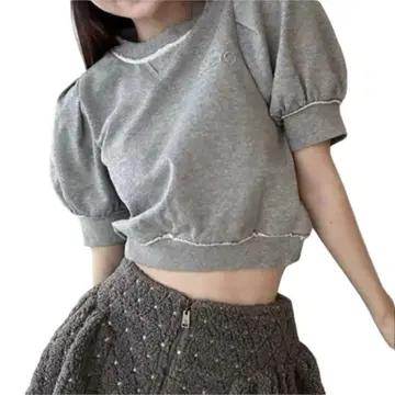 bibiy SWEATSHIRT 퍼프 슬리브 맨투맨