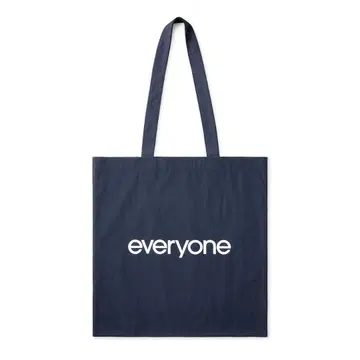 everyone nylon logo tote bag (NAVY)