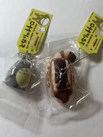 [ 미사용 새상품 ] 세트 판매 토토로 & 고양이 버스 블로킹 키체인