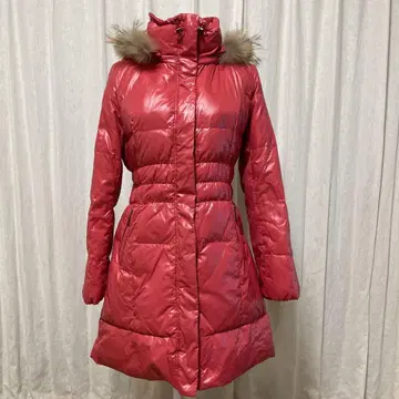 COUP DE CHANCE 다운 코트 후드 부착 아우터 빨간색