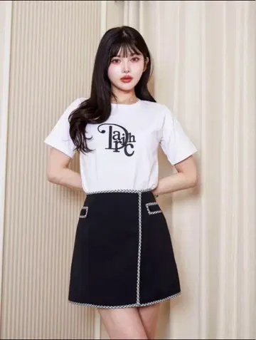 Darich 모노그램T셔츠 화이트