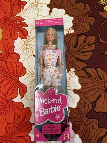 Weekend Barbie 특별판 꽃무늬 오버롤