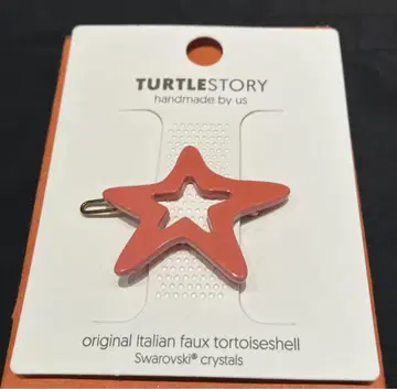 TURTLESTORY 터틀 스토리 헤어핀 불가사리 핑크