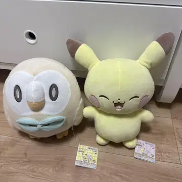 포켓몬 모쿠로 피카츄 봉제 인형 세트