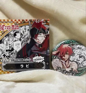 D.Gray-man 원화전 라비 HEROES 캔뱃지