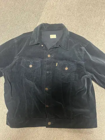 네이비 코듀로이 자켓