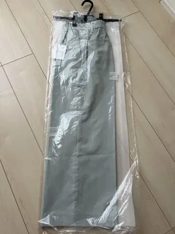 PLST 린넨 블렌드 와이드 팬츠