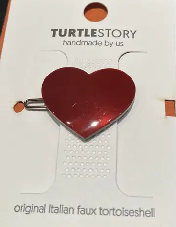 TURTLESTORY 터틀 스토리 하트 헤어핀 미사용 새상품