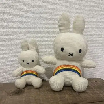미피 한정 상품 무지개 봉제 인형 세트