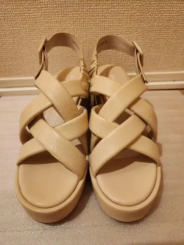 [PICHE] 웨지솔 크로스 샌들 ABAHOUSE