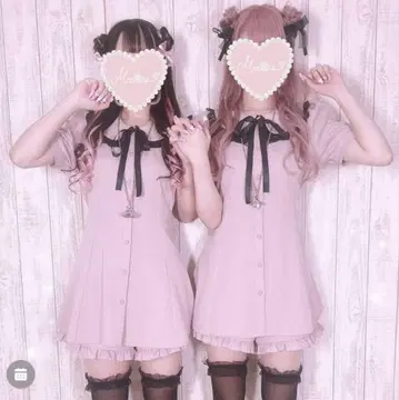 마즈 콜라보 셋업 핑크