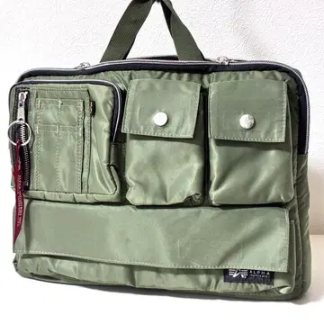 [ 미사용급 ] ALPHA INDUSTRIES 세이지 그린 2way 백