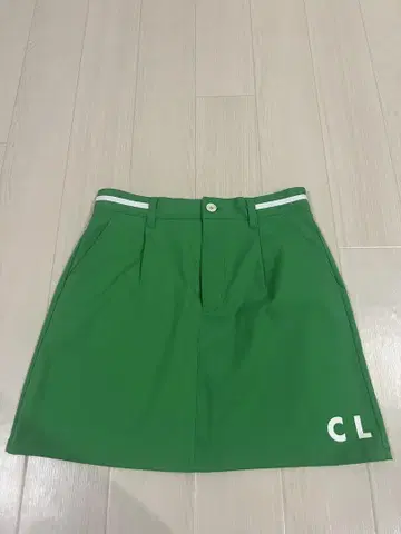 CLUNK 여성용 골프 스커트 L 사이즈 그린