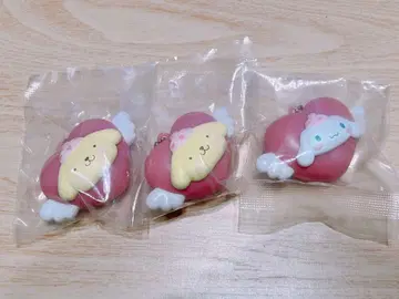 폼폼푸딩 시나몬 꿈꾸는 엔젤 라이트 스윙 가챠 3개 세트