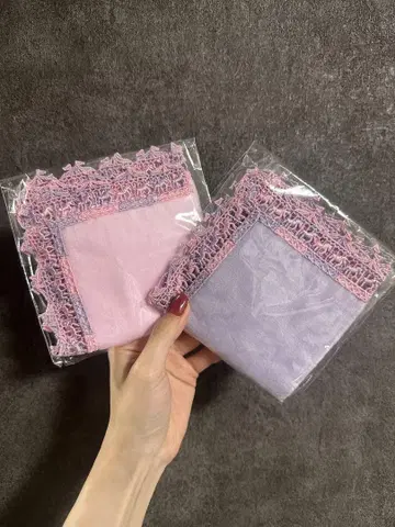 치카자와 레이스 타월 손수건 메리 고 라운드